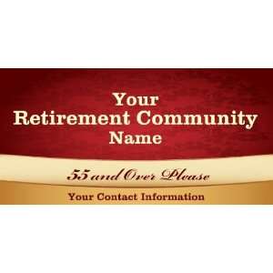   3x6 Vinyl Banner   Generic Retirement Community Regal 