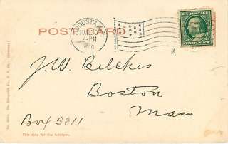 SC AIKEN LOVERS LANE MAILED 1910 VERY EARLY T6115  