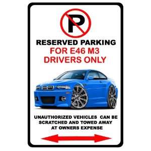  2001 06 BMW M3 Exotic Car No Parking Sign 