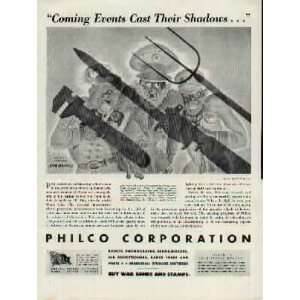   John Maxwell.  1943 Philco War Bond Ad, A3396A 
