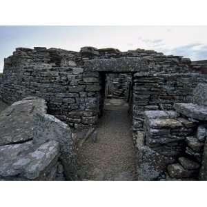 Iron Age Houses, Broch of Gurness, Aikerness, Mainland, Orkney Islands 