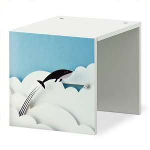  Whale Decal for IKEA Expedit Bookcase 1 door