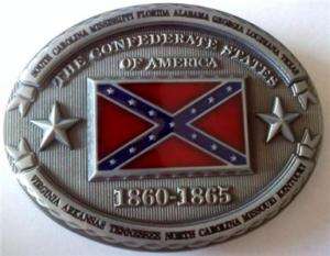 NEW CONFEDERATE CSA REDNECK DIXIE SOUTHERN BELT BUCKLE  