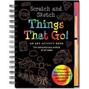   Scratch and Sketch Things That Go [Spiral bound] Mara Conlon Books