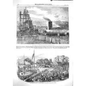  1860 BOILER EXPLOSION AIRDRIE SCHOOL MELFORD SUDBURY