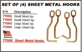 6627 Standard Hooks for Sheet Metal Pulling