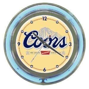  Coors Banquet 14 inch Neon Wall Clock