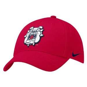  Nike Fresno State Bulldogs Red Wool Classic Hat Sports 