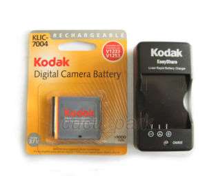 Battery KLIC 7004 + Charger K7004 For Kodak M1033 M1093  
