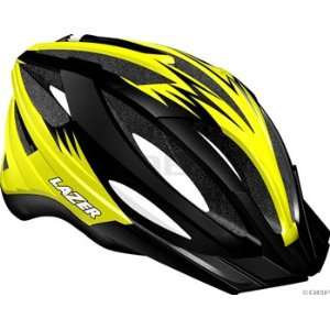  Lazer Clash Helmet with Visor Black/Yellow Sports 
