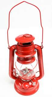 New 9 Red Railroad Kerosene Hurricane Lantern Oil Lamp  