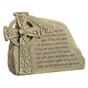   you Celtic Cross and Shamrock Message Stone Patio, Lawn & Garden