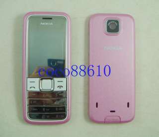 Pink New Full Housing Cover Fascia For Nokia 7310+keys  