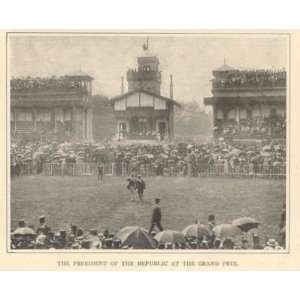  1908 France Horse Racing Grand Prix Derby 