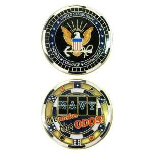  Navy We Make the Odd Challenge Coin 