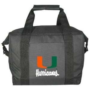  Miami Hurricanes NCAA 12 Pack Kolder Kooler Bag Sports 