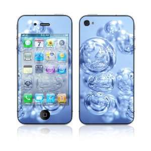  Apple iPhone 4G Decal Vinyl Skin   Drops of Water 
