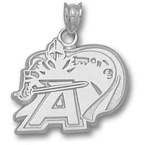  US Military Academy New A Knight Logo 5/8 Pendant (Silver 