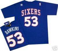 Philadelphia Sixers Darryl Dawkins T Shirt jersey XL  