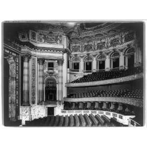   balconies,stage,Century Theater,New York City,NY,c1907