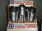 Indianapolis Colts Football STEEL AUTO TRAVEL Coffee MUG CUP w pewter 