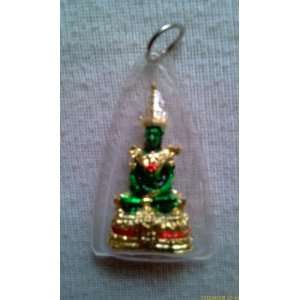   Phra Kaew Morakot (Emerald Buddha) Wat Phrakaew Thai Amulet Pendant