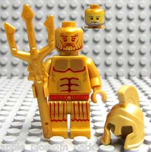 NEW Lego Atlantis Gold Minifig GOLDEN KING STATUE 7985  