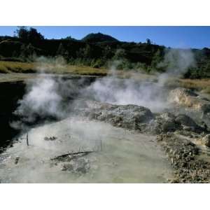  Bubbling Mud Pools, Kawah Sikidang Volcanic Crater, Dieng 