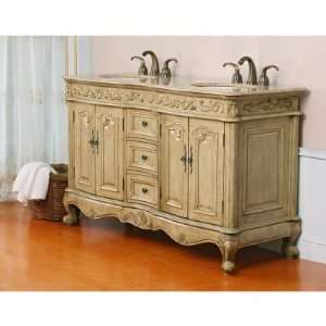  Virtu USA Tarragona 58 in. Double Bathroom Vanity LD 1020 