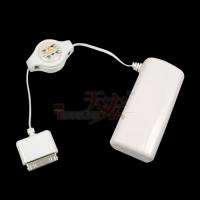 White AA Battery Emergency Power Charger for Apple iPod Touch iPhone 