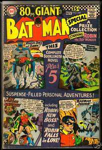 BATMAN #185 Giant 80 Page Silver Age Comic Book   VG  