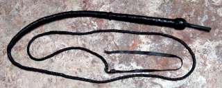     Leather Indian Jones Style Bull Whip 725 whip 2 foot tail  