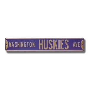  Washington Huskies Ave Sign