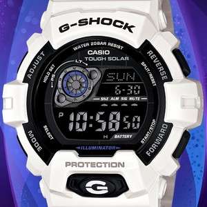 NEW IN BOX CASIO G SHOCK GR8900A 7 WHITE & BLACK SOLAR, 200M, X LARGE 