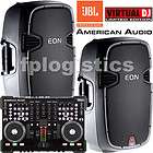 2x JBL EON515XT Powered 15 Speaker American Audio VMS4.1 DJ 