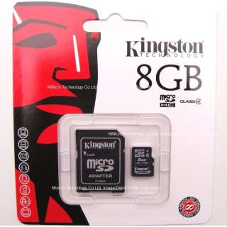 Kingston 8GB 8G Class 4 TF C4 micro SD SDHC microSDHC microSD Memory 