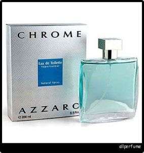 AZZARO CHROME 6.8 oz 200 ml edt Cologne New In Box   