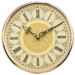  6 7/8 Elegant European Dial with Roman Numerals and Glass 