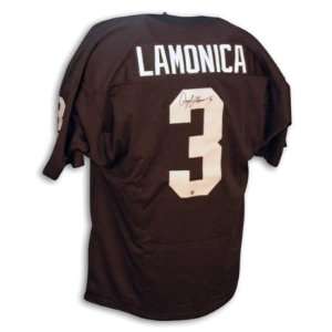  Daryle Lamonica Signed Raiders t/b Black Jersey Sports 