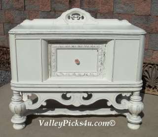 Recycle Shabby White CHIC SERVER Buffet Cupboard Cabinet TV Stand 