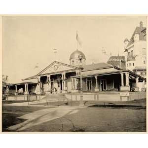  1893 Chicago Worlds Fair Haiti Building Exhibit Print 