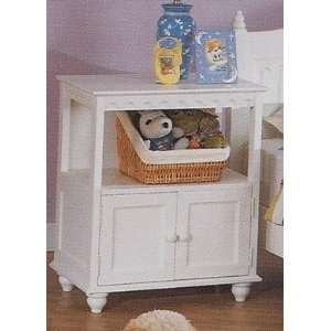    Cape Cod Style Kid Bedroom White Finish NightStand
