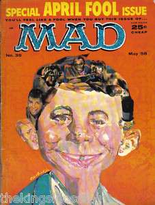 Mad Magazine #39 May 1958 Special April Fool Issue  