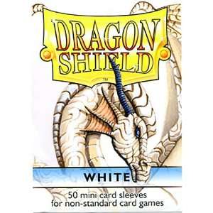  Dragon Shield Mini Card Sleeves White 50 Count Toys 
