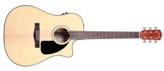 Fender CD60CE CD 60CE Nat Acoustic Guitar w Hard Case 717669961763 