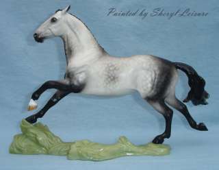  Brigand Dapple Grey Warmblood Horse by Sheryl Leisure LSQ  