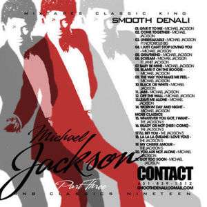 DJ Smooth Denali Michael Jackson vol. 3 Mix Mixtape CD  