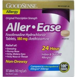  Good Sense Aller Ease Allergy Medication 30 count Case 