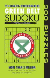third degree green belt sudoku frank longo paperback $ 6