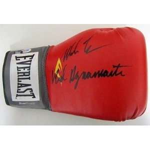  Rare Mike Tyson Signed Red Glove Kid Dynamite Insc PSA 